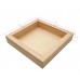 FixtureDisplays® Wood  Tray Tea Coffee Snack Food Serving Tray Retail Display Trays Platform 21356-8